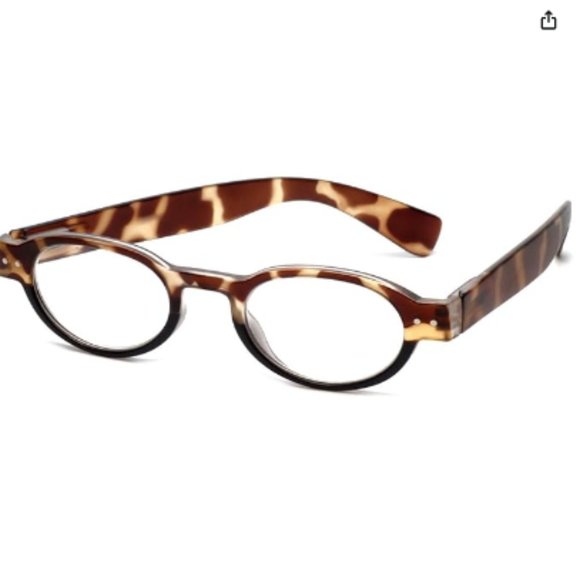 Calabria NWOT Reading Specs in Tortoise-Brown +6.00 - Picture 1 of 1